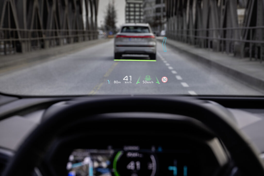 Audi Q4 e-tron to launch with augmented reality HUD | Automotive ...