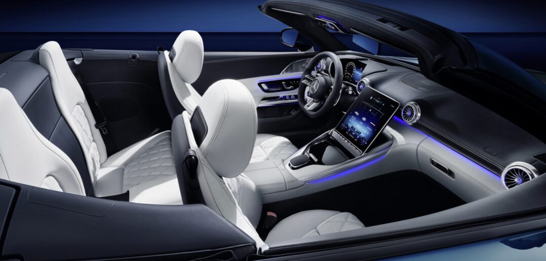 MercedesAMG SL interior revealed Automotive Interiors World