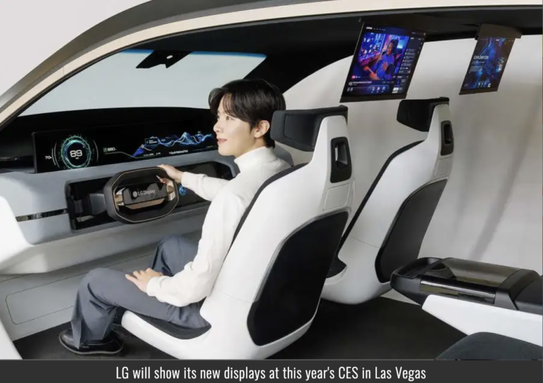 LG to reveal new display concepts at CES Automotive Interiors World