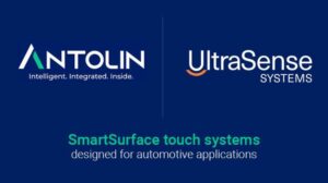 Antolin and UltraSense Systems to collaborate on SmartSurface touch systems